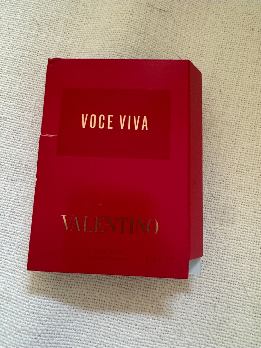 NWT Valentino Voce Viva Fragrance sample 1.2ml